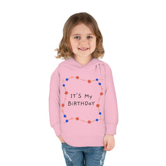 Toddler Birthday - Pullover Fleece Hoodie