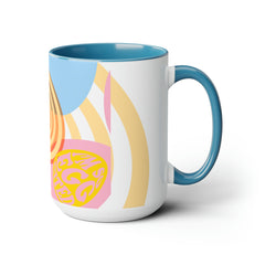 I'm so Eggcited - Two-Tone Coffee Mugs, 15oz