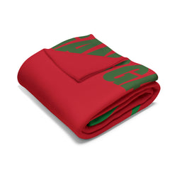 420 Organic - Arctic Fleece Blanket Red