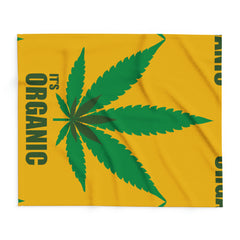 420 Organic - Arctic Fleece Blanket Yellow