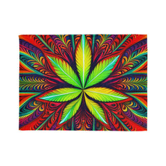 Psychedelic 420 - Soft Polyester Blanket