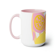 I'm so Eggcited - Two-Tone Coffee Mugs, 15oz