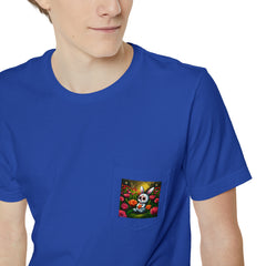 Dia de Los Muertos Conejo - Unisex Pocket T-shirt