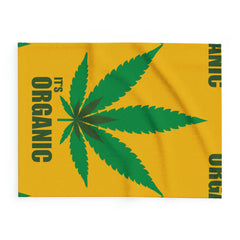 420 Organic - Arctic Fleece Blanket Yellow