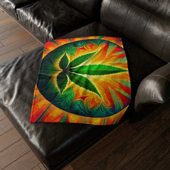 Psychedelic Leaf - Soft Polyester Blanket