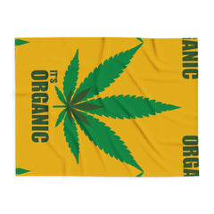 420 Organic - Arctic Fleece Blanket Yellow