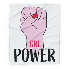 GRLpower. Arctic Fleece Blanket