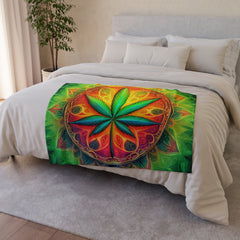 420 Leaf - Soft Polyester Blanket