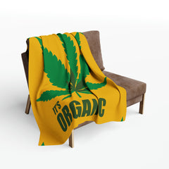 420 Organic - Arctic Fleece Blanket Yellow