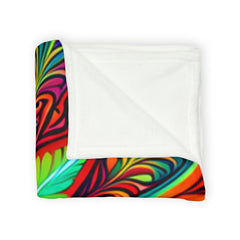 Psychedelic 420 - Soft Polyester Blanket