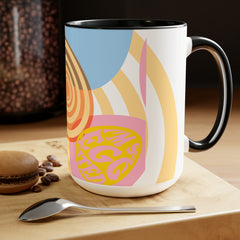 I'm so Eggcited - Two-Tone Coffee Mugs, 15oz