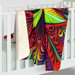 Psychedelic 420 - Sherpa Fleece Blanket