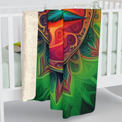 420 Leaf - Sherpa Fleece Blanket