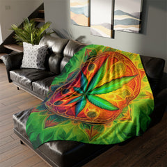 420 Leaf - Soft Polyester Blanket