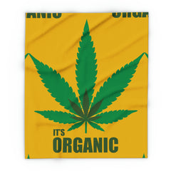 420 Organic - Arctic Fleece Blanket Yellow