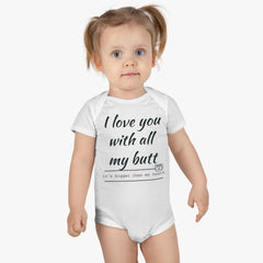 All my Butt - Onesie® Organic Baby Bodysuit