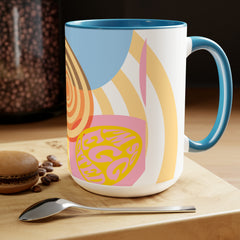 I'm so Eggcited - Two-Tone Coffee Mugs, 15oz