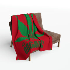 420 Organic - Arctic Fleece Blanket Red