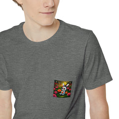 Dia de Los Muertos Conejo - Unisex Pocket T-shirt