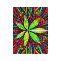 Psychedelic 420 - Soft Polyester Blanket