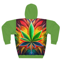 420 Leaf Green  - Unisex Pullover Hoodie (AOP)