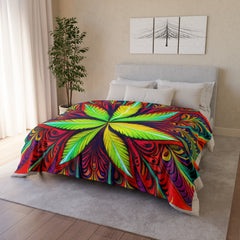 Psychedelic 420 - Soft Polyester Blanket