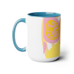 I'm so Eggcited - Two-Tone Coffee Mugs, 15oz