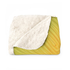 420 Yellow Leaf - Sherpa Fleece Blanket