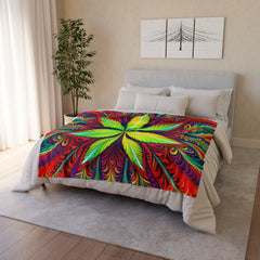 Psychedelic 420 - Soft Polyester Blanket