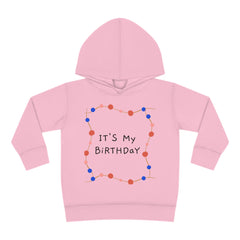 Toddler Birthday - Pullover Fleece Hoodie