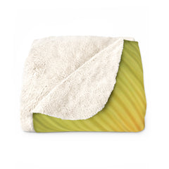 420 Yellow Leaf - Sherpa Fleece Blanket