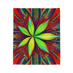 Psychedelic 420 - Soft Polyester Blanket