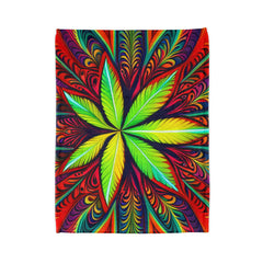 Psychedelic 420 - Soft Polyester Blanket