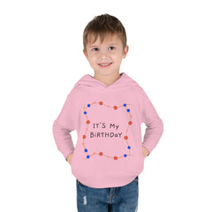 Toddler Birthday - Pullover Fleece Hoodie