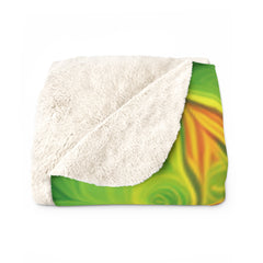 420 Leaf - Sherpa Fleece Blanket