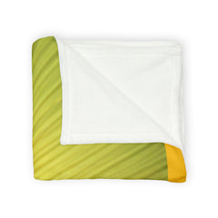 420 Yellow Leaf - Soft Polyester Blanket