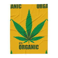 420 Organic - Arctic Fleece Blanket Yellow