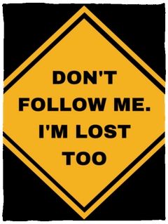 Don't Follow. I'm Lost Too